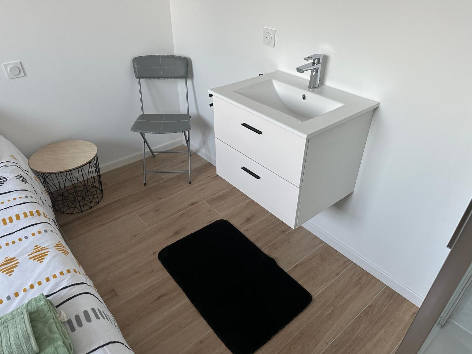 Flat Apartment Donville les Bains Bagian luar foto