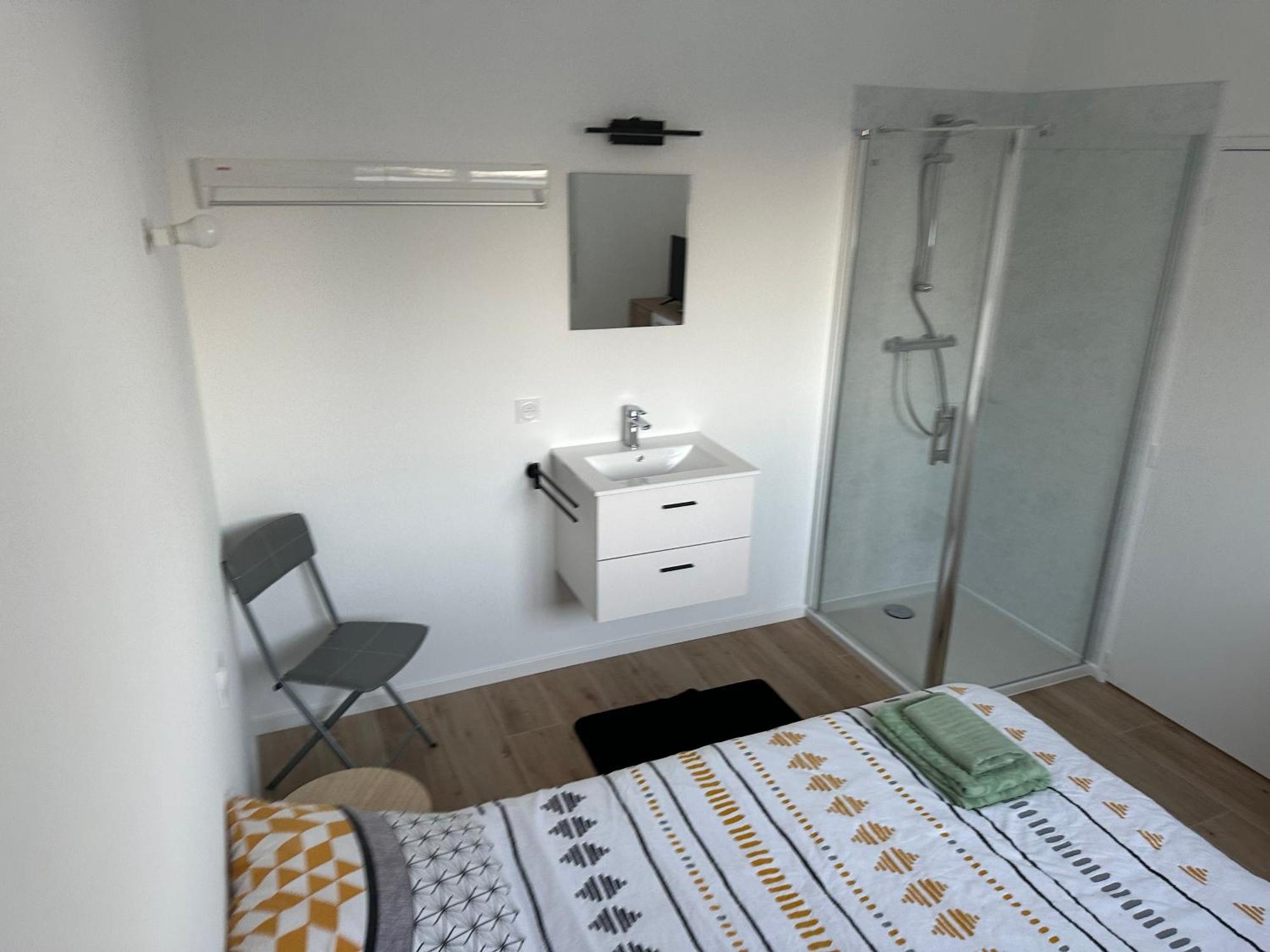 Flat Apartment Donville les Bains Bagian luar foto